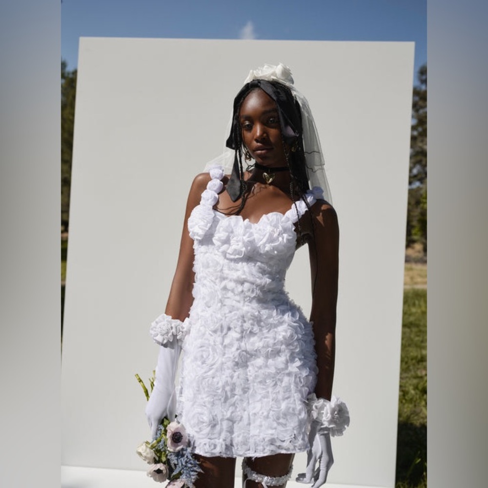 For Love and Lemons Wendy Mini Dress NEW Bridal Collection